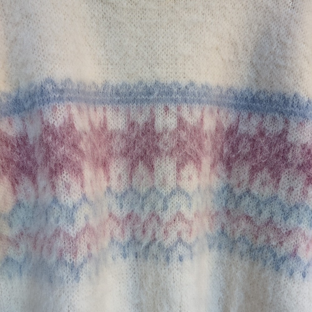 Vintage 80s/90s Icelandic By GE-KA Wool Sweater Pullover Medium Made in England - Picture 3 of 12